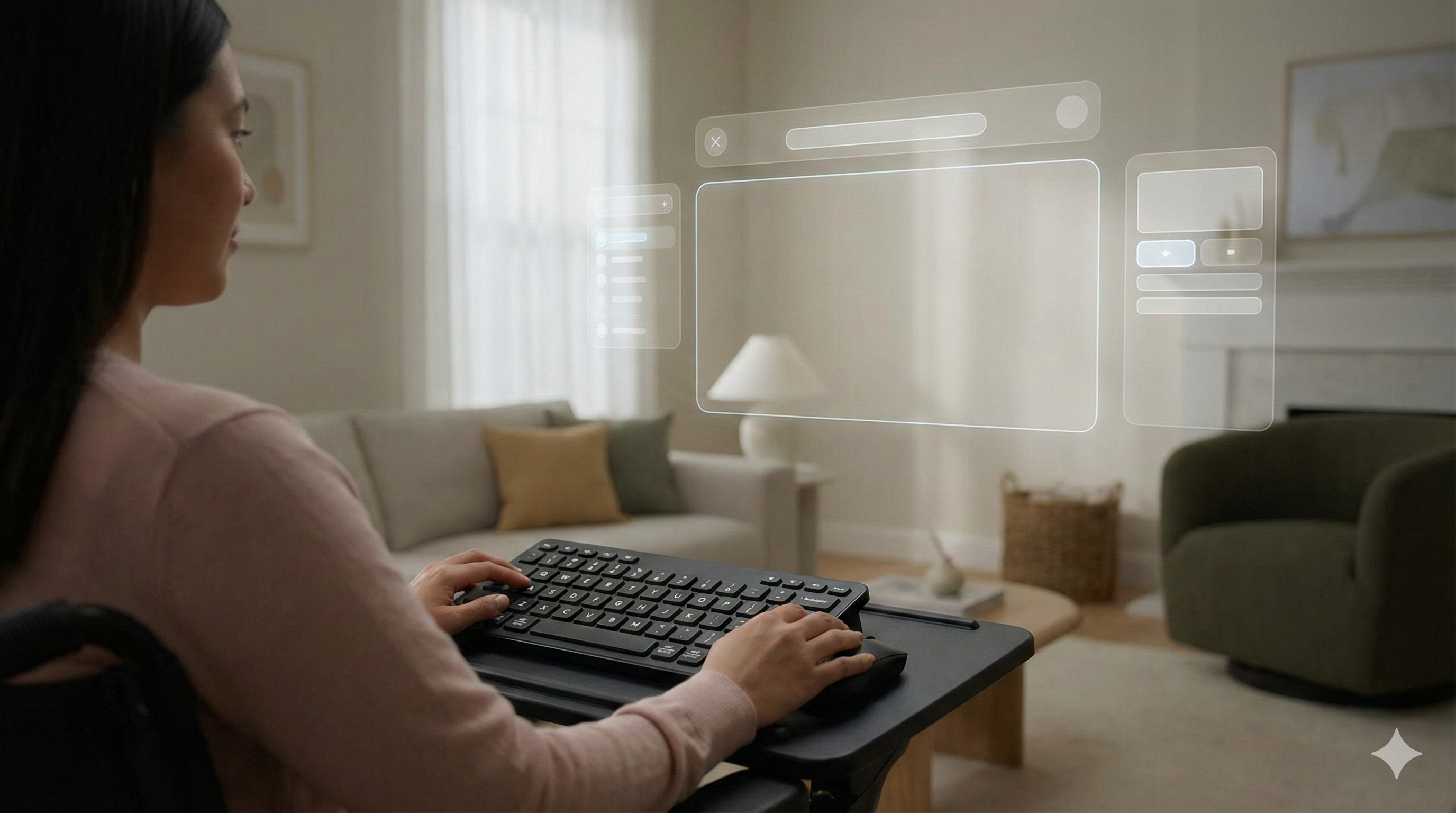 Comfort-first spatial layout and attention management